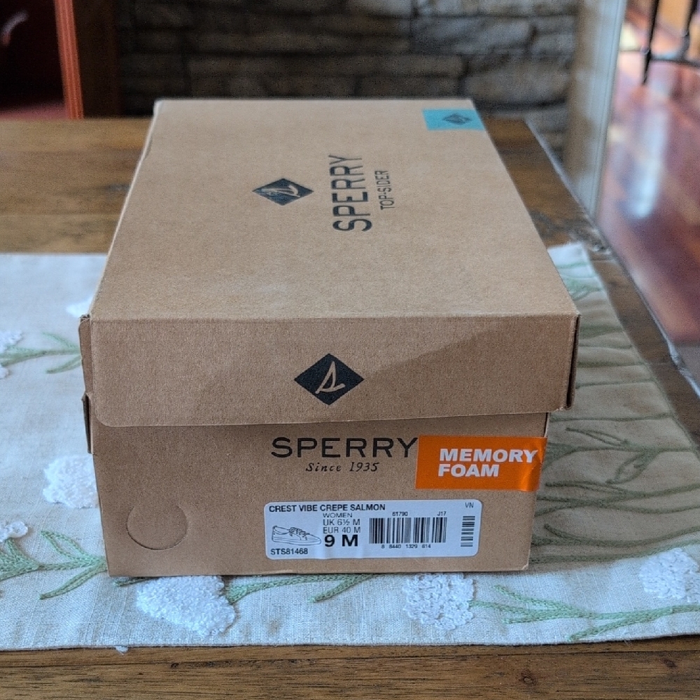 Sperry Coral Canvas Sneakers - Picture 2 of 5